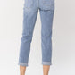 Maddie ~ Light Wash Boyfriend Fit Judy Blue Jeans