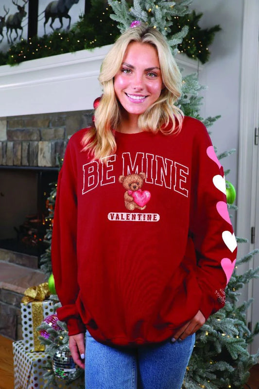 Be Mine ~ Oversized Crewneck Sweatshirt