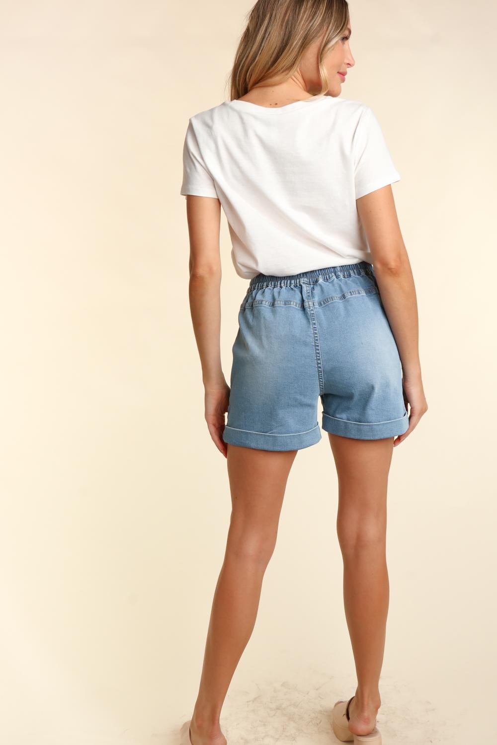 Billie ~ Elastic Waist Shorts - Regular and Curvy Sizes