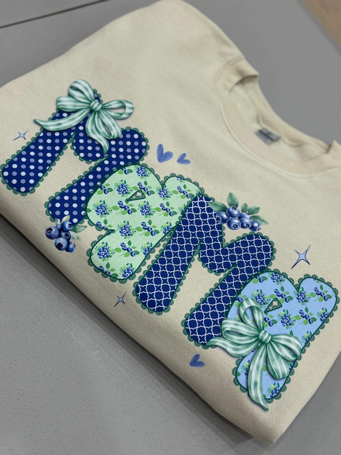 Mama ~ Mimi ~ or Gigi ~ Custom Tee or Crewneck Sweatshirt