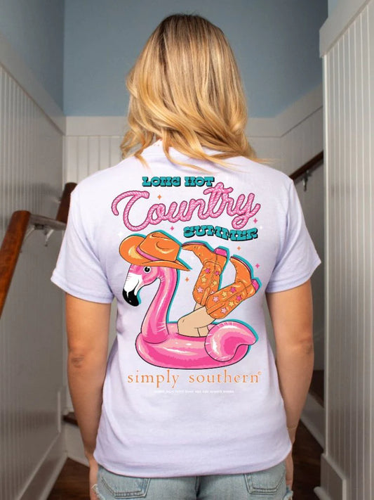 Long Hot Country Summer ~ Simply Southern Tee