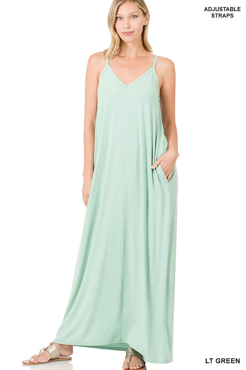 Easy To Admire ~ Boho V-Neck Maxi Dress