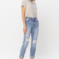 Maddie ~ Light Wash Boyfriend Fit Judy Blue Jeans