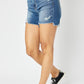 Iris - Mid-Rise Judy Blue Shorts - Regular and Curvy Sizes