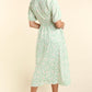 Lovely Lady May ~ Mint Daisy Print Dress