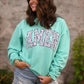 AMEN ~ Dalmatian Print Crewneck Sweatshirt