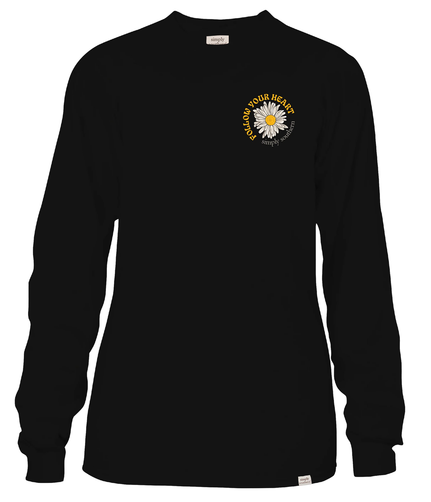 Follow Your Heart - Not The Herd ~ Youth and Adult Sizes ~ Long Sleeve Simply Southern Tee