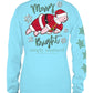 Merry & Bright ~ Christmas Turtle Simply Southern Long asleep Teen