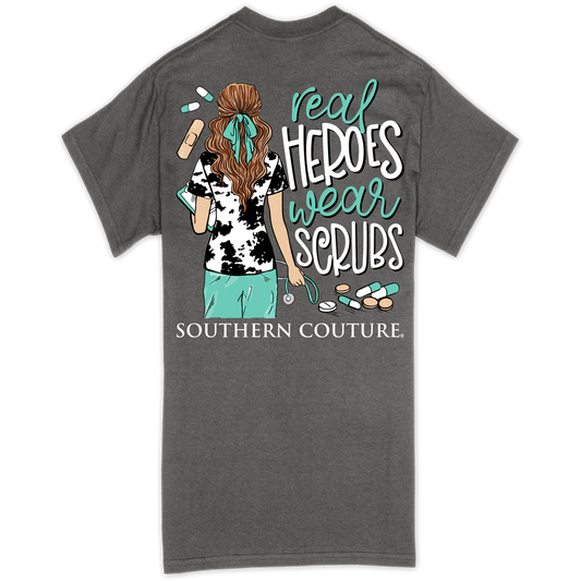 Real Hero’s Wear Scrubs ~ Southern Couture Tee