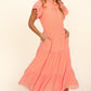 Graceful Beauty ~ Mock Neck Maxi Dress