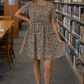 Easy Tiger ~ Leopard Print Babydoll Style Dress