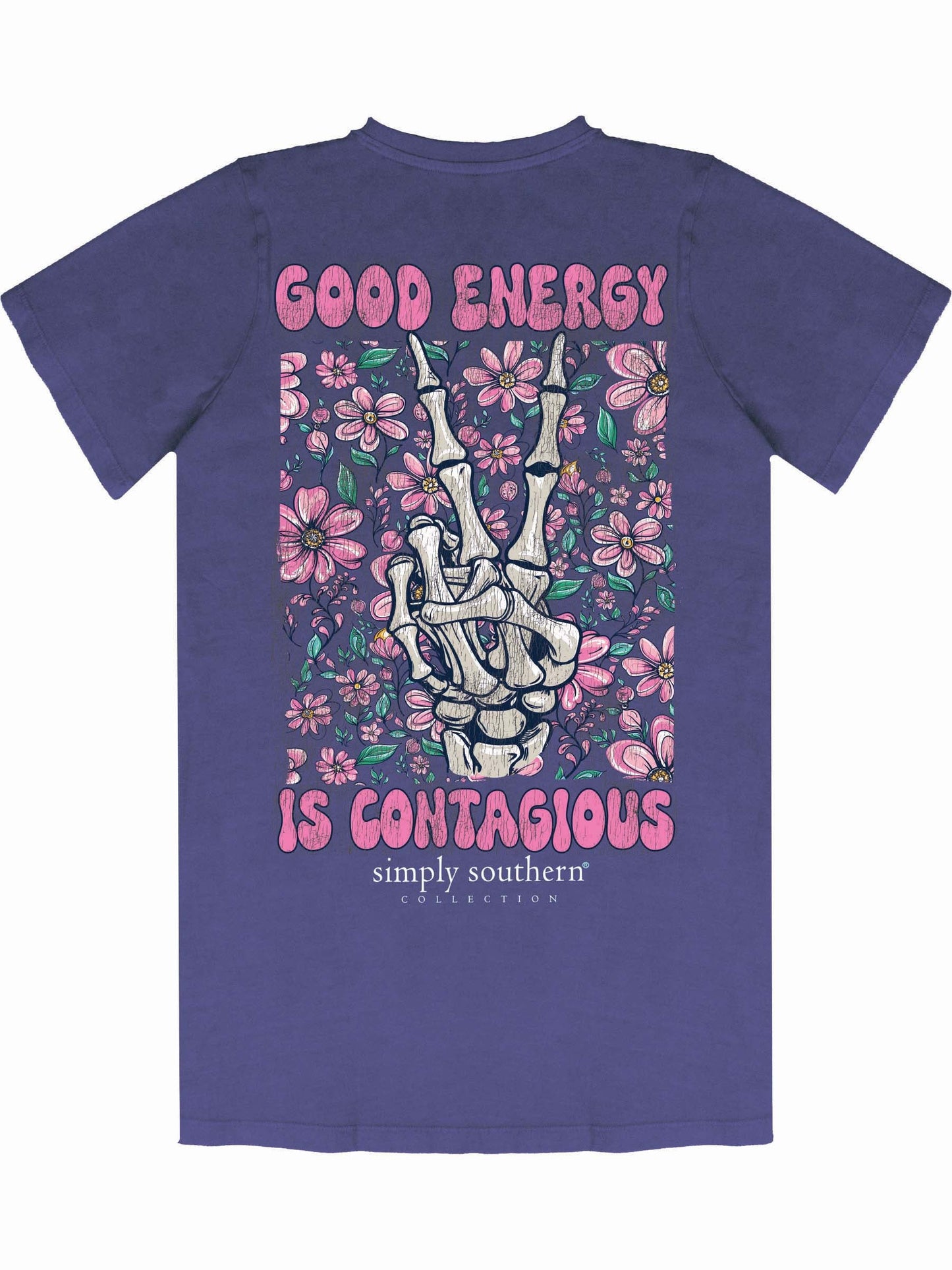 Good Energy Is Contagious ~ Simply Southern Tee