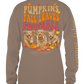 Pumpkins Fall Leaves Football ~ Simply Southern Long Sleeve Tee