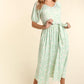 Lovely Lady May ~ Mint Daisy Print Dress