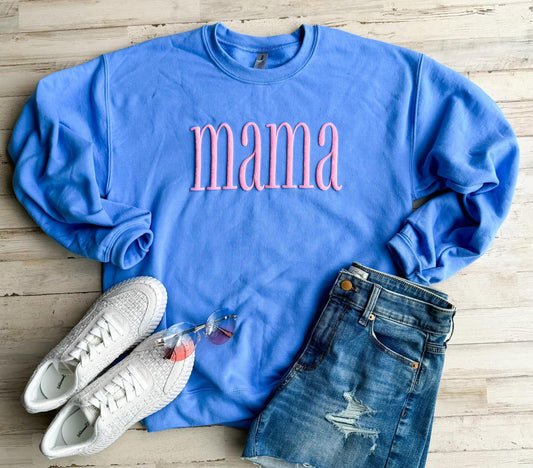 Mama ~ Puff Ink Crewneck