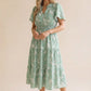 Kimi ~ Floral Midi Length Dress