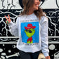 Friends In Low Places ~ Lite Gray Christmas Sweatshirt