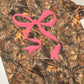Camo Pink Puff Print Bow ~ Simply Southern Tee