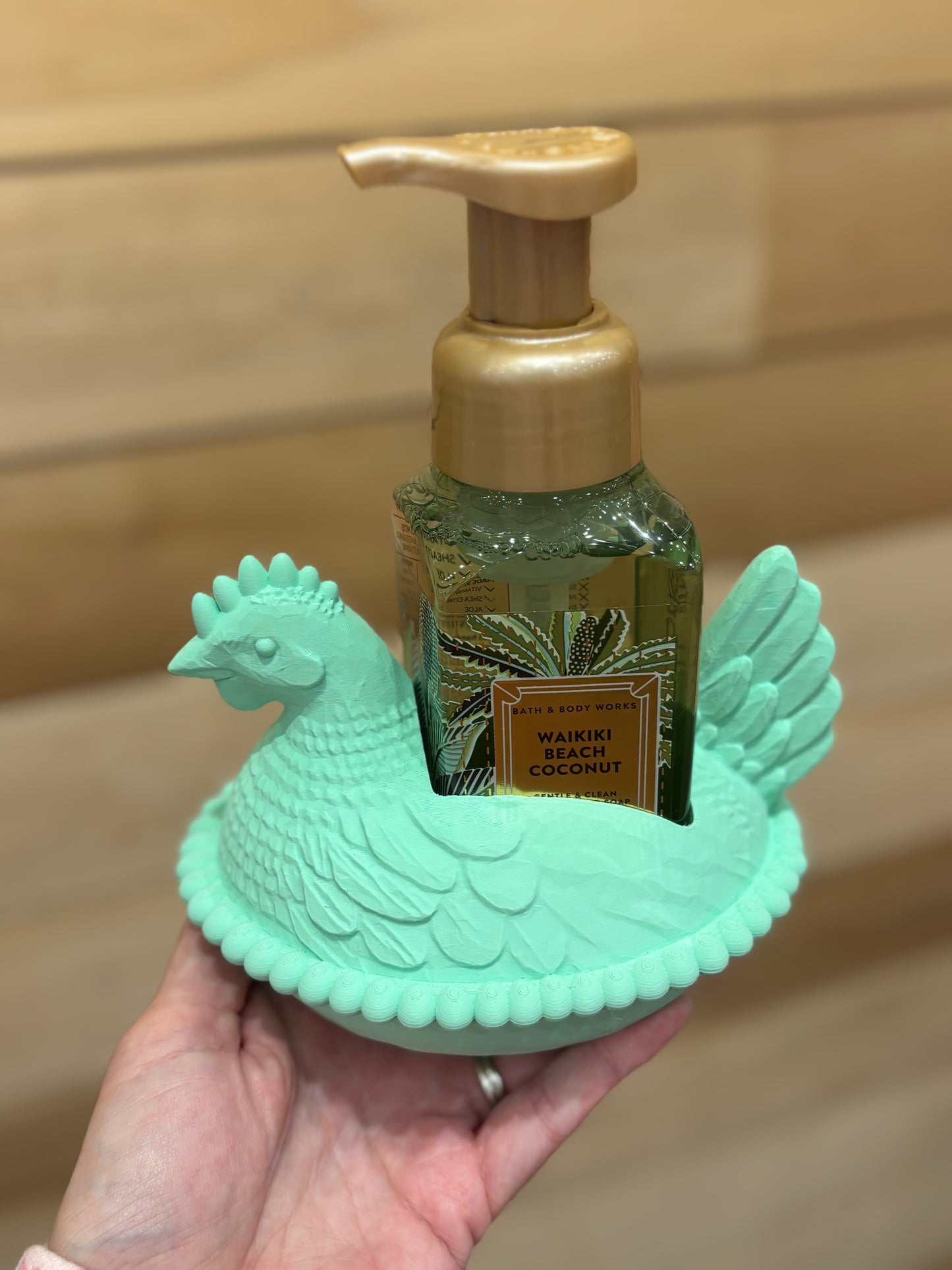 Hen Dish and Soap Gift Set