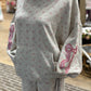 Pink Bow Ditsy Floral Print Hoodie ~ Simply Southern Brand