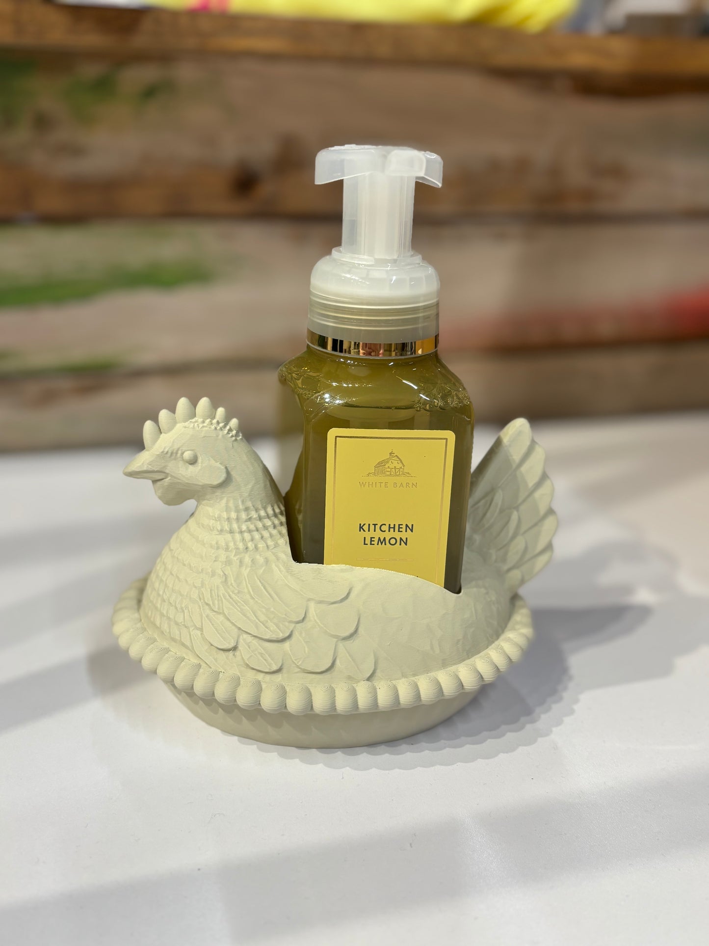 Hen Dish and Soap Gift Set