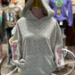 Pink Bow Ditsy Floral Print Hoodie ~ Simply Southern Brand