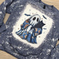 Patchwork Ghost ~ Bleached Crewneck Sweatshirt