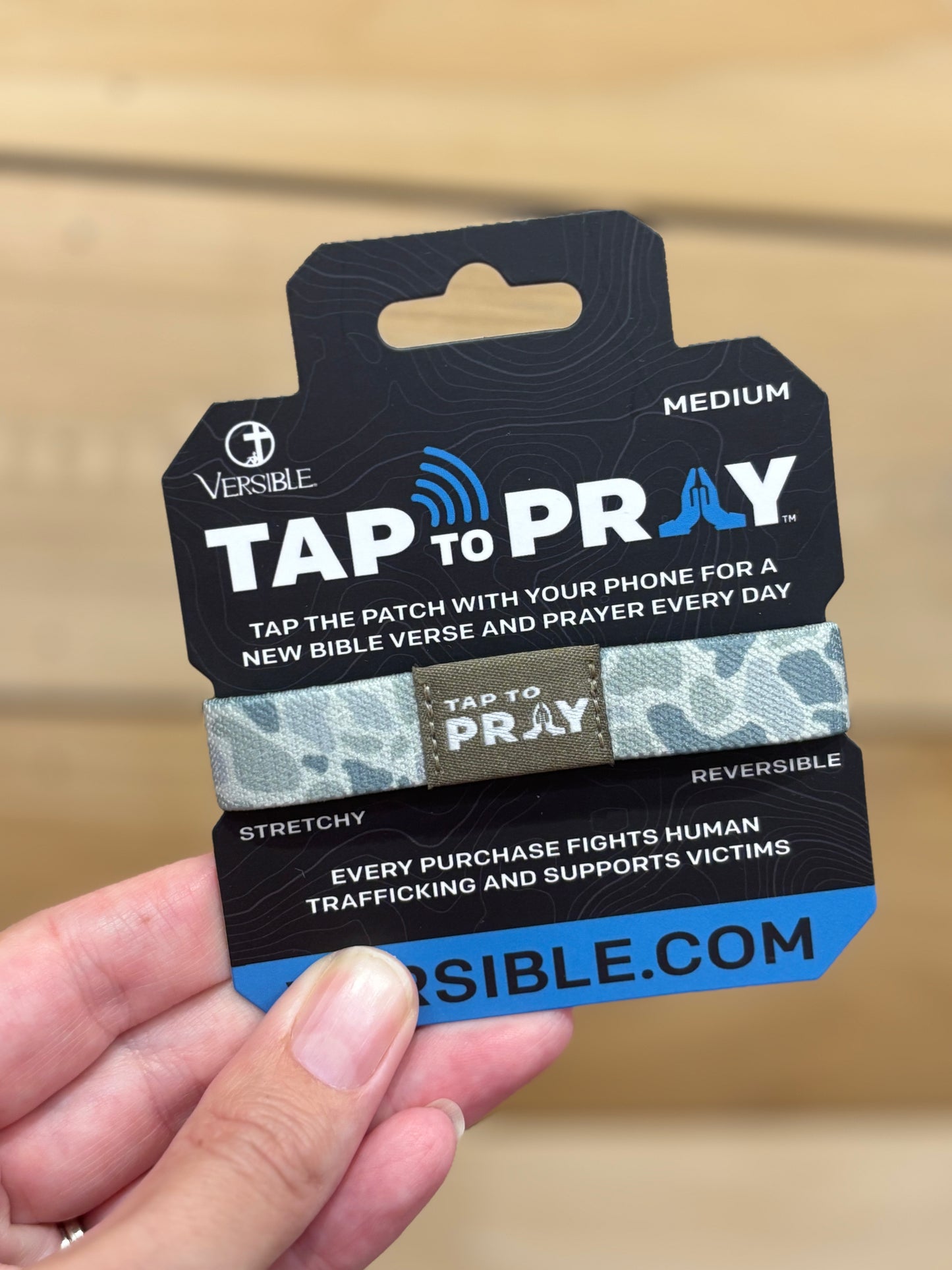 Versible ~ Tap To Pray Stretchy Band