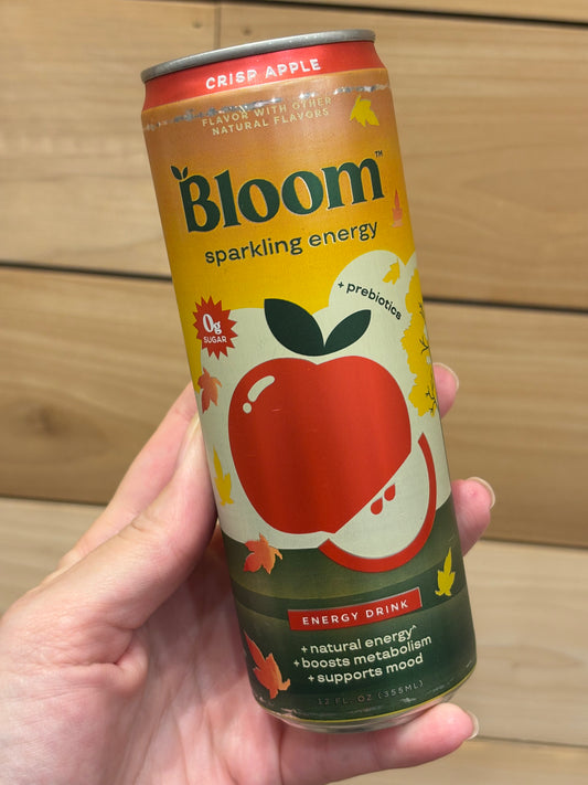 Bloom Crisp Apple Sparkling Energy Drink