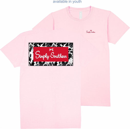 Pink Camo ~ Simply Southern Logo Tee