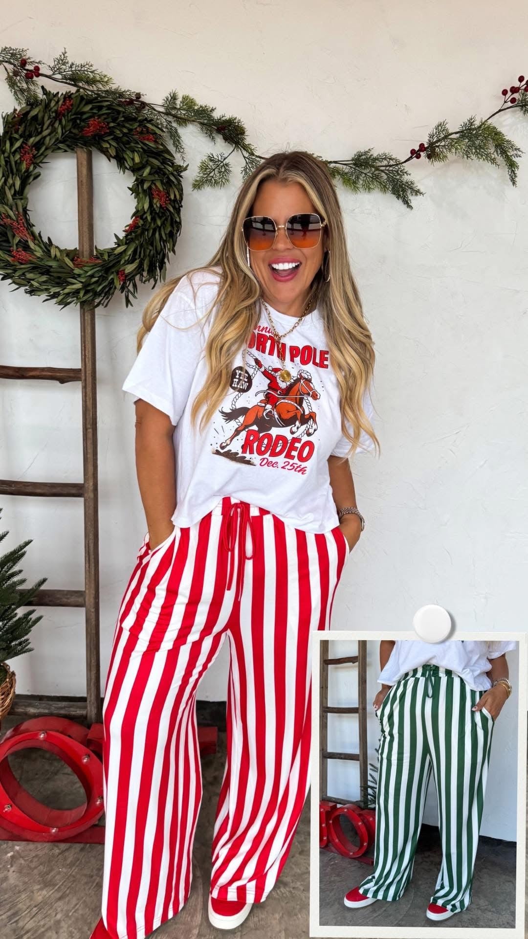 Holiday Stripe Pants ~ Blakeley Brand