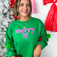 Merry ~ Pink Puff Crewneck Sweatshirt