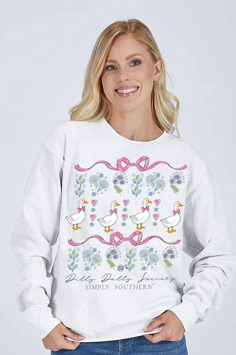 Dilly Dally Society ~ Goose Simply Southern Sweatshirt