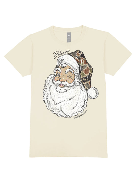 Camo Santa ~ Simply Southern Tee