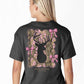 Pink Camo Deer ~ Black Simply Southern Tee