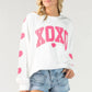 Xoxo Embroidered Simply Southern Crewneck