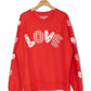Love Patch Embroider Crewneck Sweatshirt - Simply Southern Brand