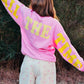 God Is Good - All The Time ~ Pink Crewneck Sweatshirt