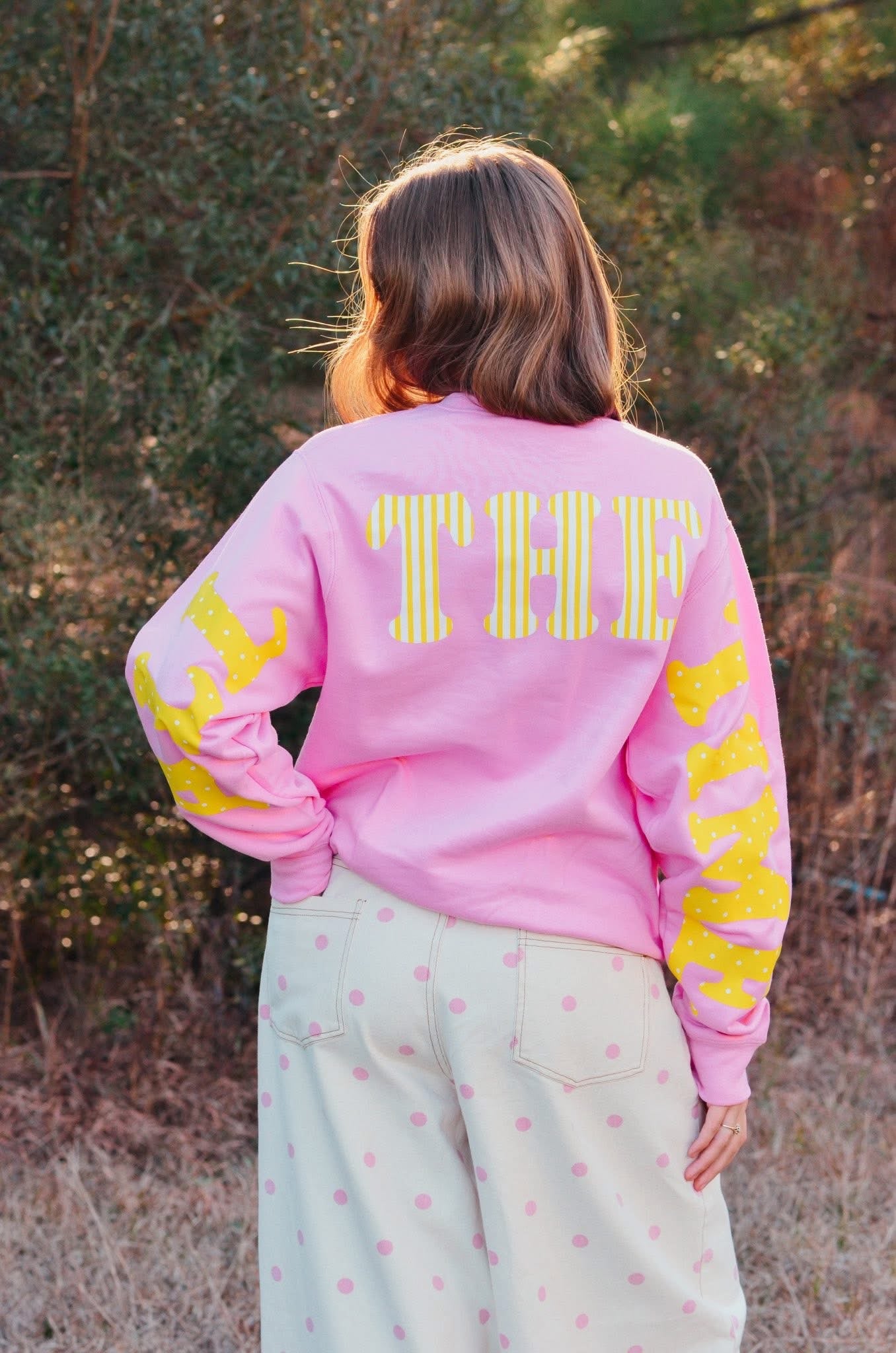 God Is Good - All The Time ~ Pink Crewneck Sweatshirt