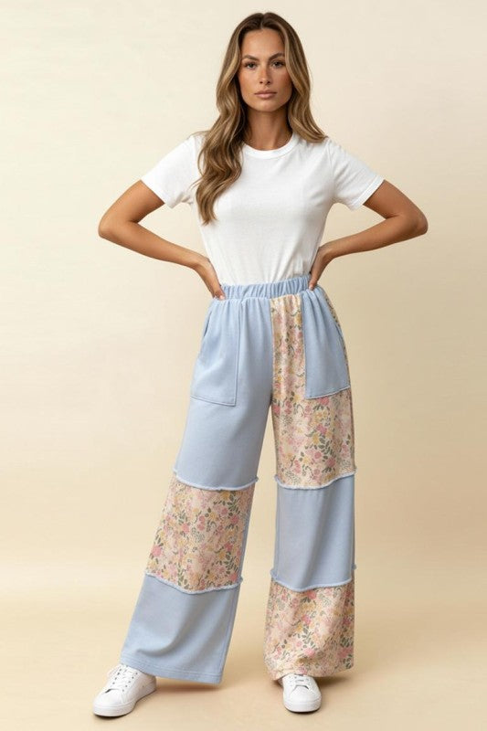 Lennon ~ Pastel Floral Print Pants