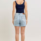 Ella ~ Rigid Dad Denim Shorts