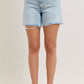 Ella ~ Rigid Dad Denim Shorts