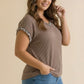 Emery ~ Leopard Print Ribbed Knit Top