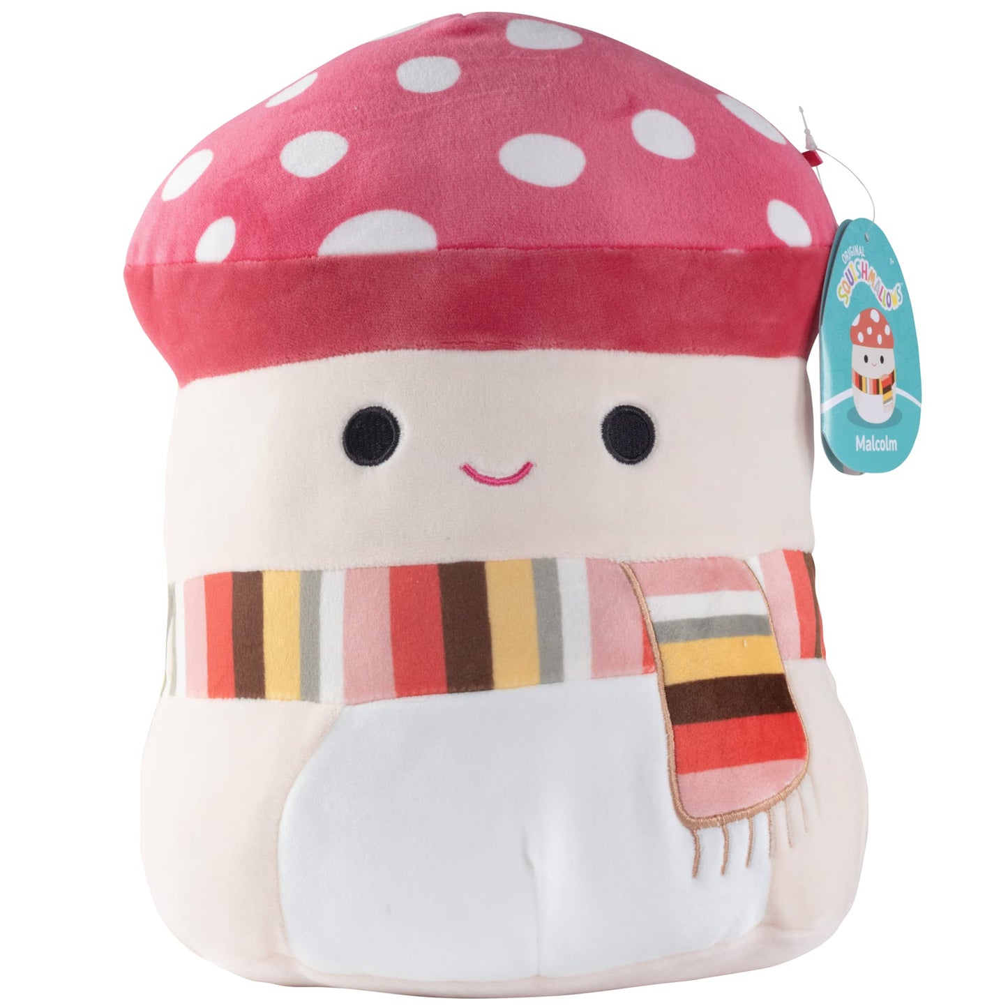 Malcolm ~ Mushroom Squishmallow with scarf
