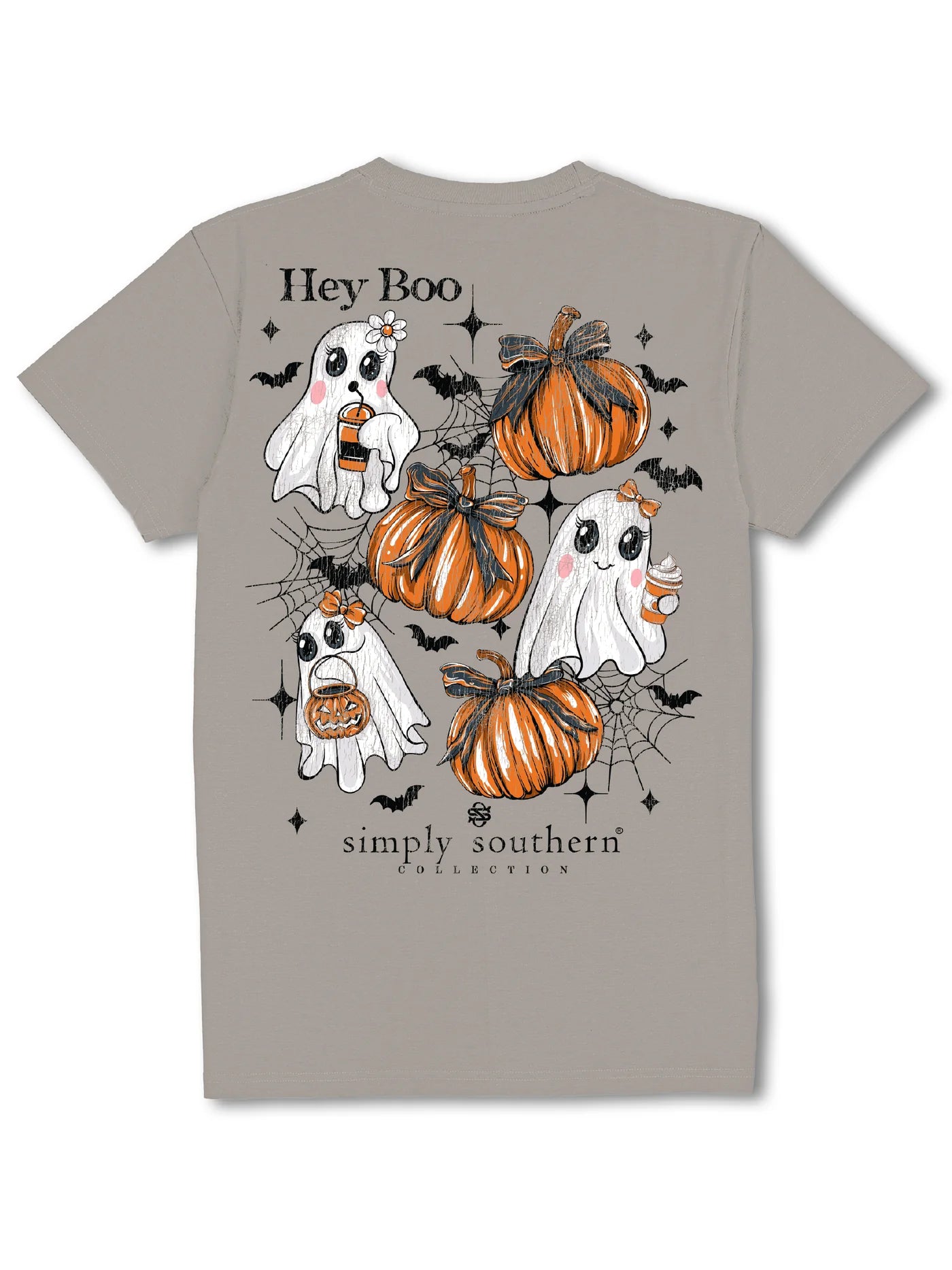 Hey Boo ~ Girly Ghosts Simply Southern Tee