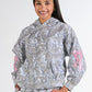 Camo Print Hoodie with Embroidered Bows ~ Simply Southern Brand