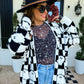 Ghost Cardigan ~ Pink and Black