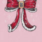 Santa Bow ~ Pink Simply Southern Sweatshirt