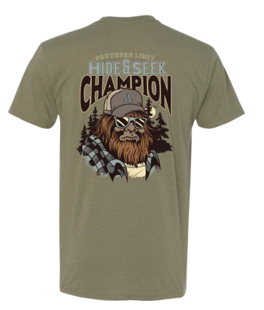 Sasquatch Hide & Seek Champion - Men’s Southern Limit Tee