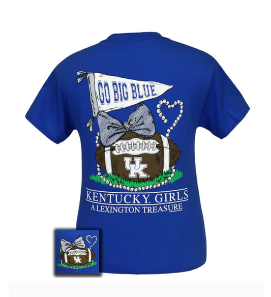 Go Big Blue ~ Kentucky Girls Tee